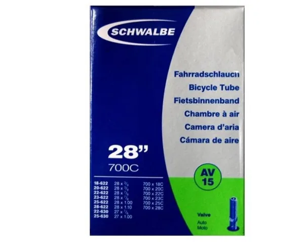 Камера Schwalbe AV15 28 (700x18/28C-622/630) ниппель AV 40мм