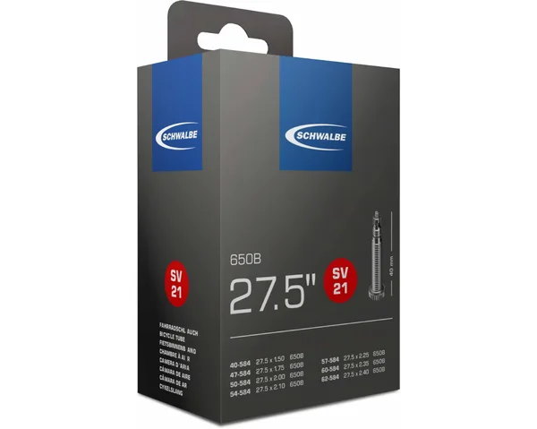 Камера Schwalbe SV21 27.5x1.50-2.40 (40-62/584) ніпель FV 40мм