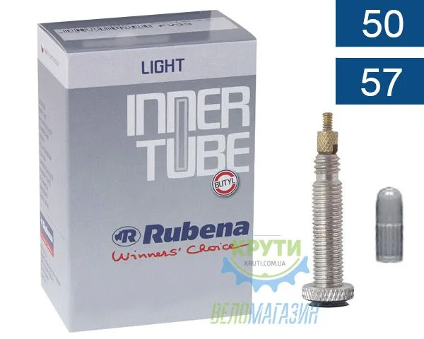 Камера 28+29 x 1.90-2.30 (50/57x622) FV 33мм Mitas (RUBENA) Light A08LH LHC 0.6mm в коробці