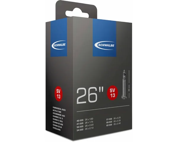 Камера Schwalbe SV13 26x1.50-2.50 (40-62/559) ніпель FV 40мм