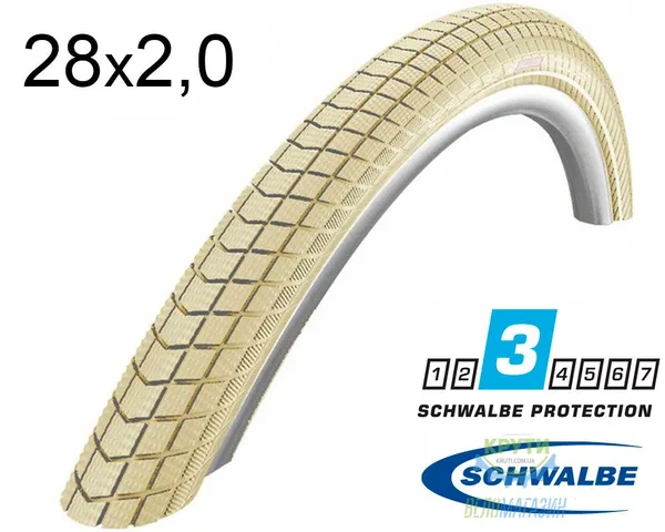 Покрышка 28X2.00 (50-622) Schwalbe Big Ben Kevlarguard C/C+RT  SBC 50 EPI