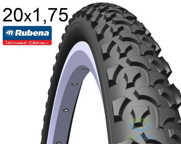 Покришка 20X1.75*2 (47X406) Mitas (Rubena) Rapid V36 Classic, Чорна