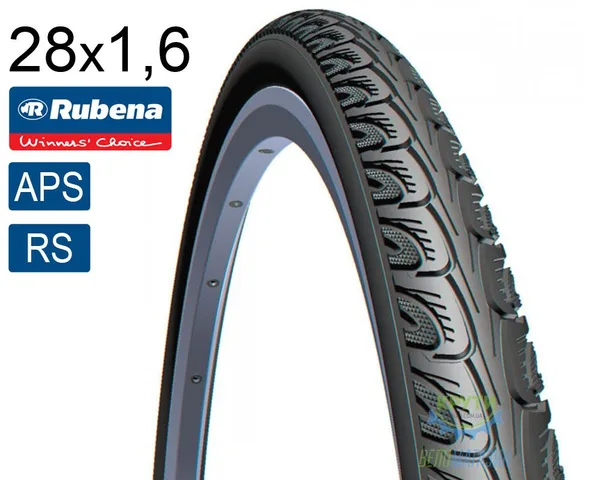 Покрышка 700X40C (42-622) Mitas (Rubena) Hook V69 Classic (Aps)+(Rs), Чёрная