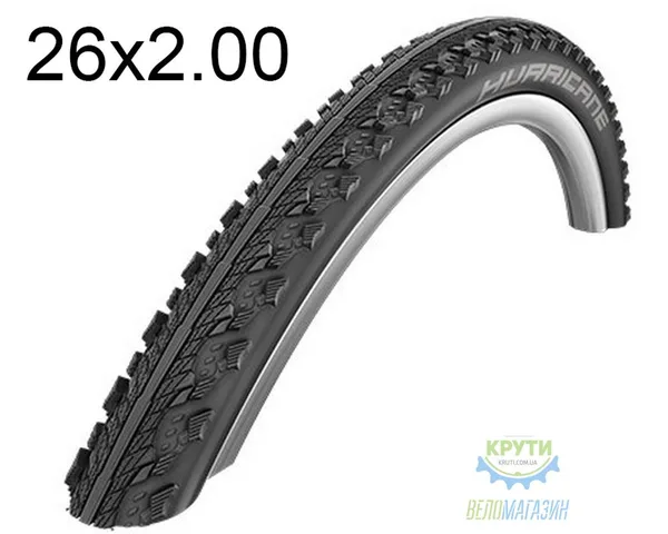 Покрышка 26X2.00 (50-559) Schwalbe Hurricane Hs352 Preformance B-Sk Orc, 67 EPI